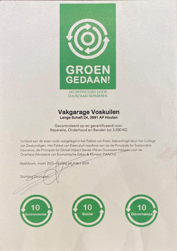 groen gedaan